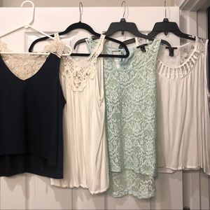 Lace Tank Top Bundle